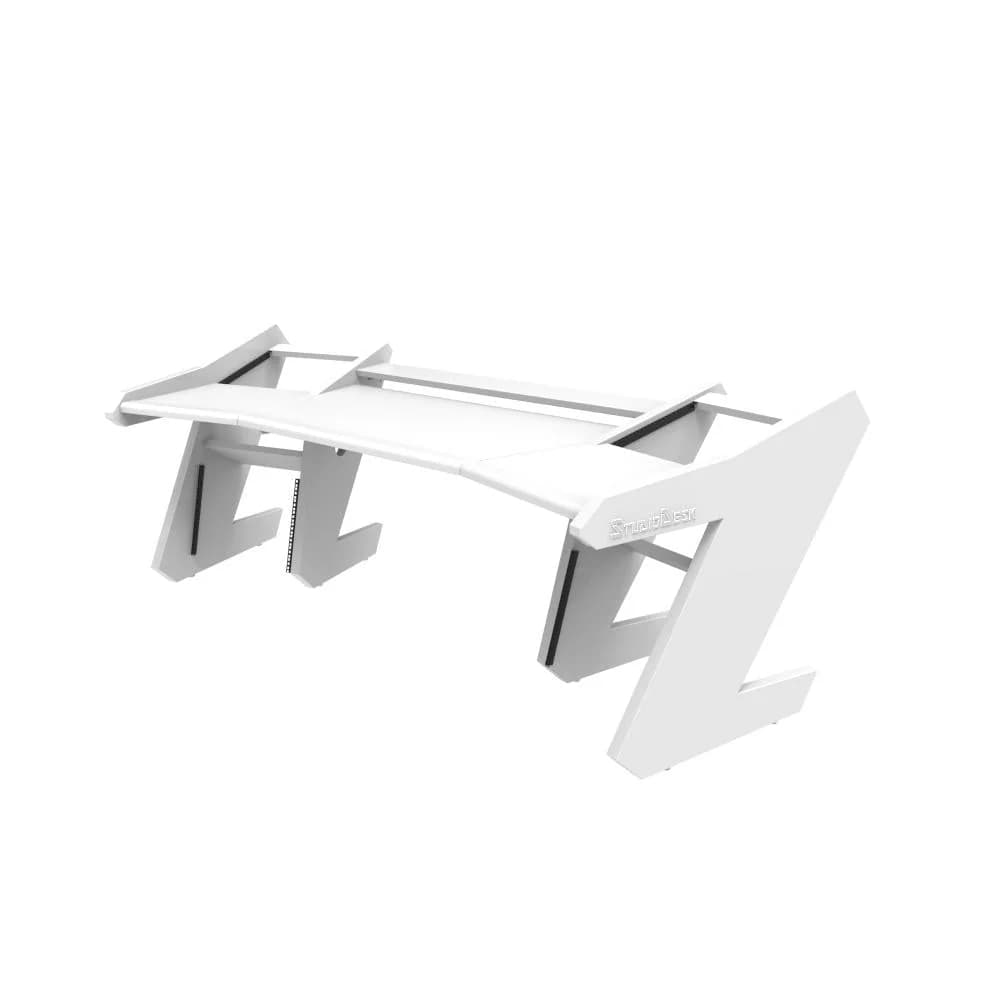 PRO LINE S Desk All white with Keyboard Pull out option