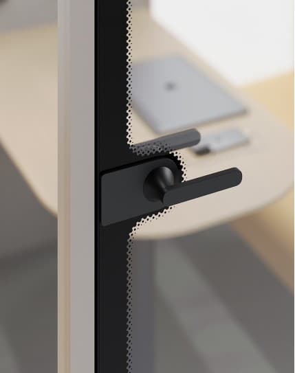 EchoBox Four Seater Steel Frame Acoustic Pod