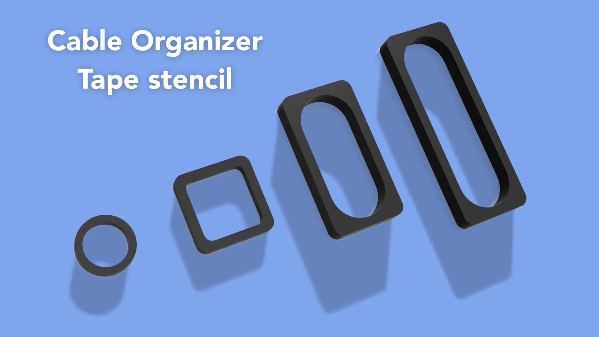 Multi-Purpose Cable Management & Organizer Set