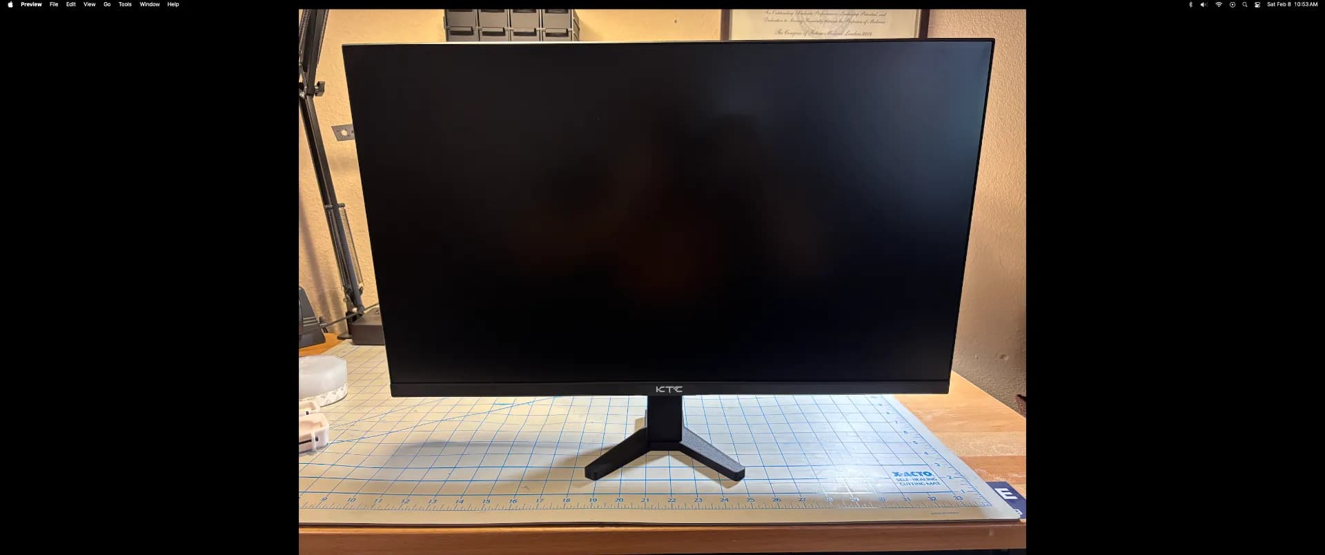 Portable Vesa 100x100 Monitor Stand w/ dock