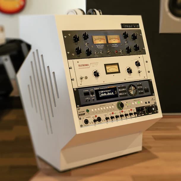 Floor rack cabinet 10U White