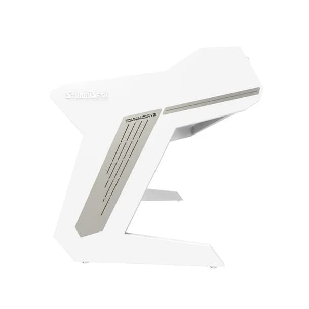 Commander V2 Desk All White