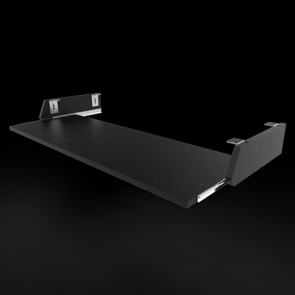 PRO LINE Classic Desk all Black and Keyboard pull out option