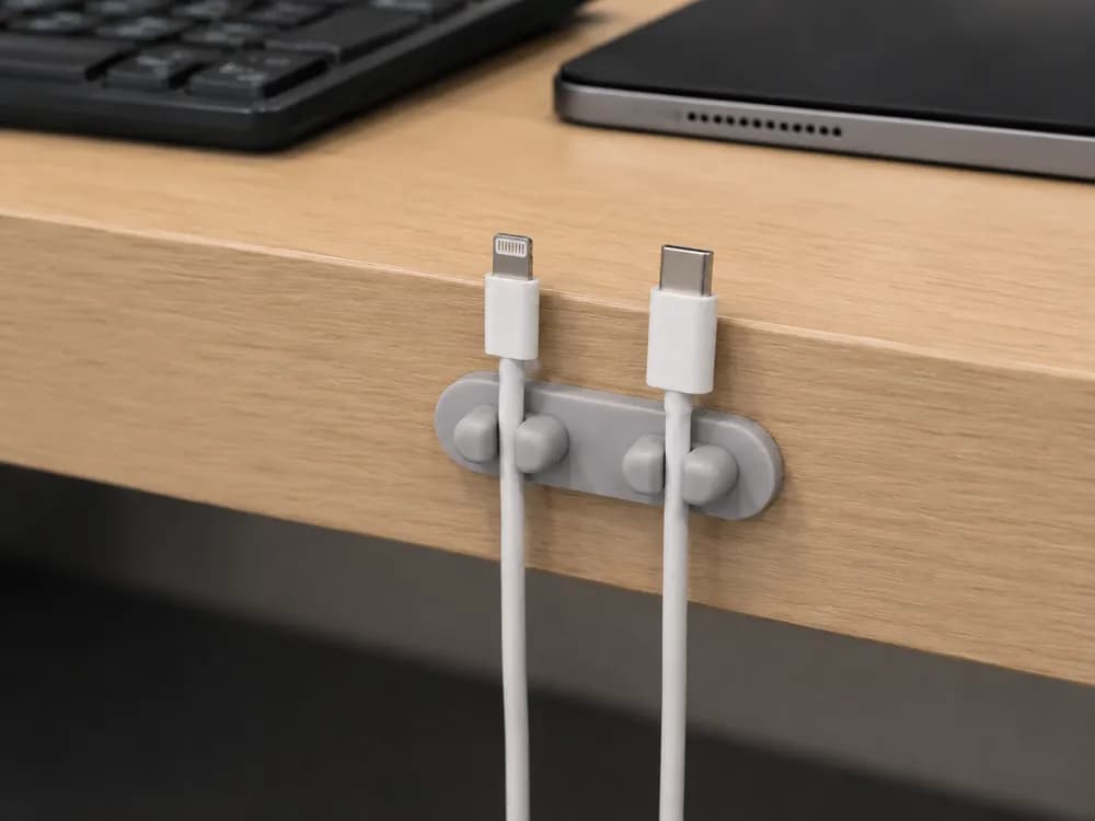 DeskClip Duo Cable Holder