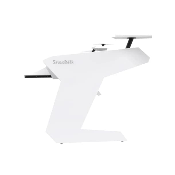 Enterprise Desk With Keyboard Pullout Option All white