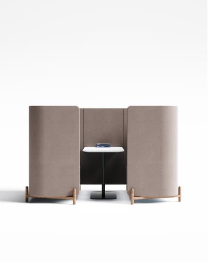 Cube Four Seater Acoustic High Back Sofa