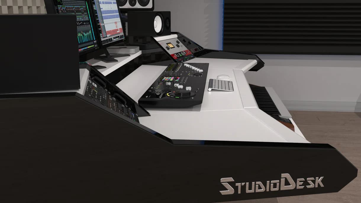 PRO LINE Classic Desk White With Pull out Bundle