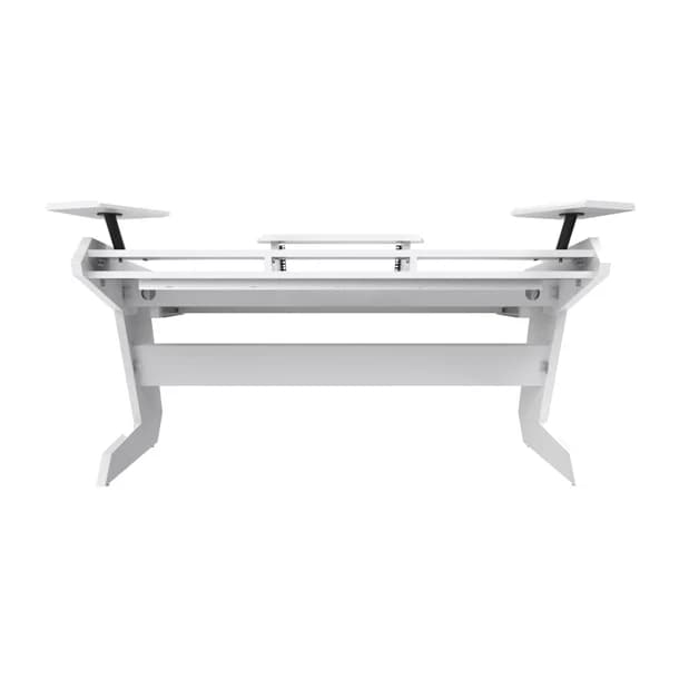 Enterprise Desk With Keyboard Pullout Option All white