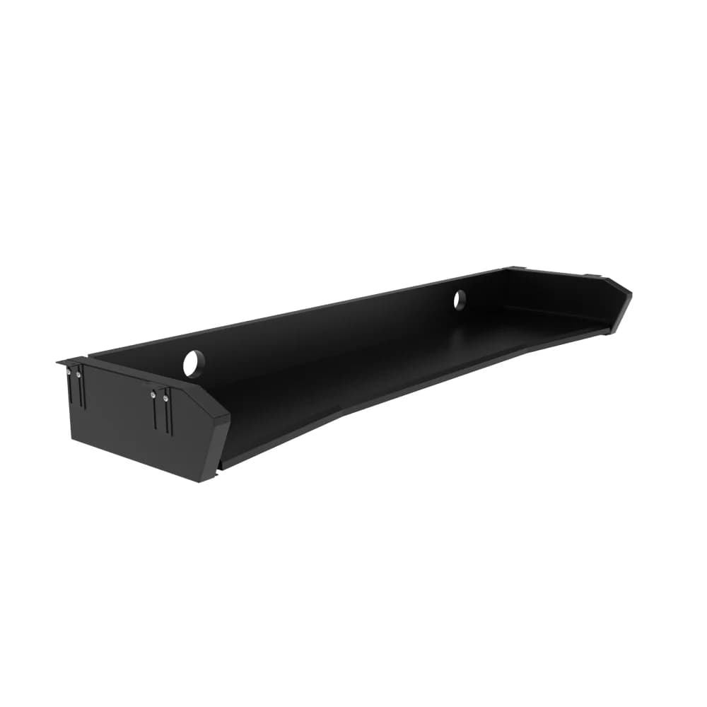 ORBIT Electric Sit and Stand Workstation with Two Rack Modules and Keyboard Tray All black