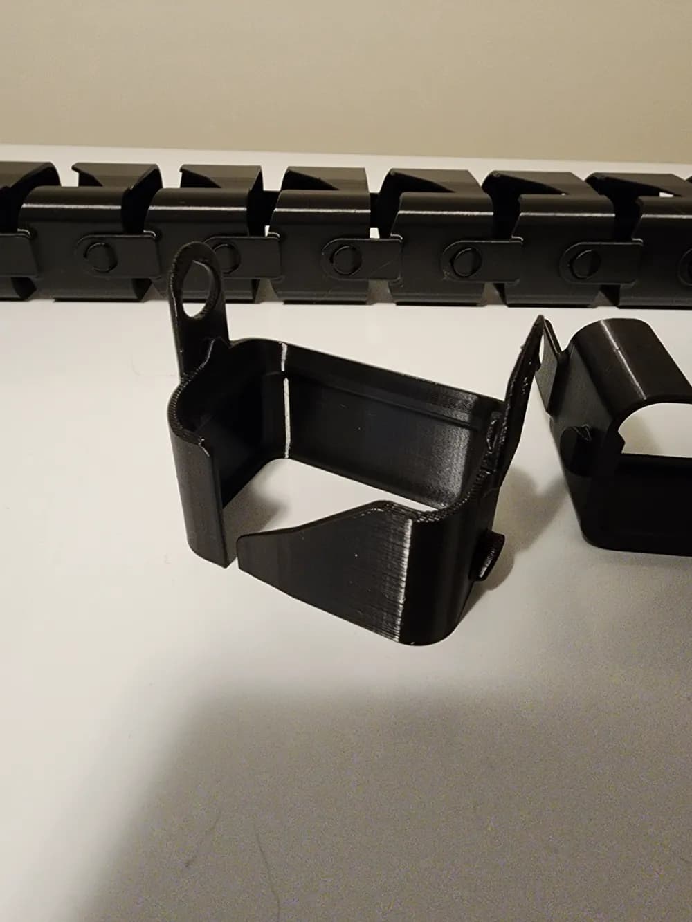 Drag chain Cable Organizer For Monitor Risers