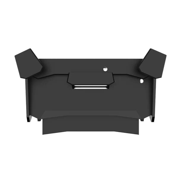 Enterprise Desk With Keyboard Pullout Option All Black