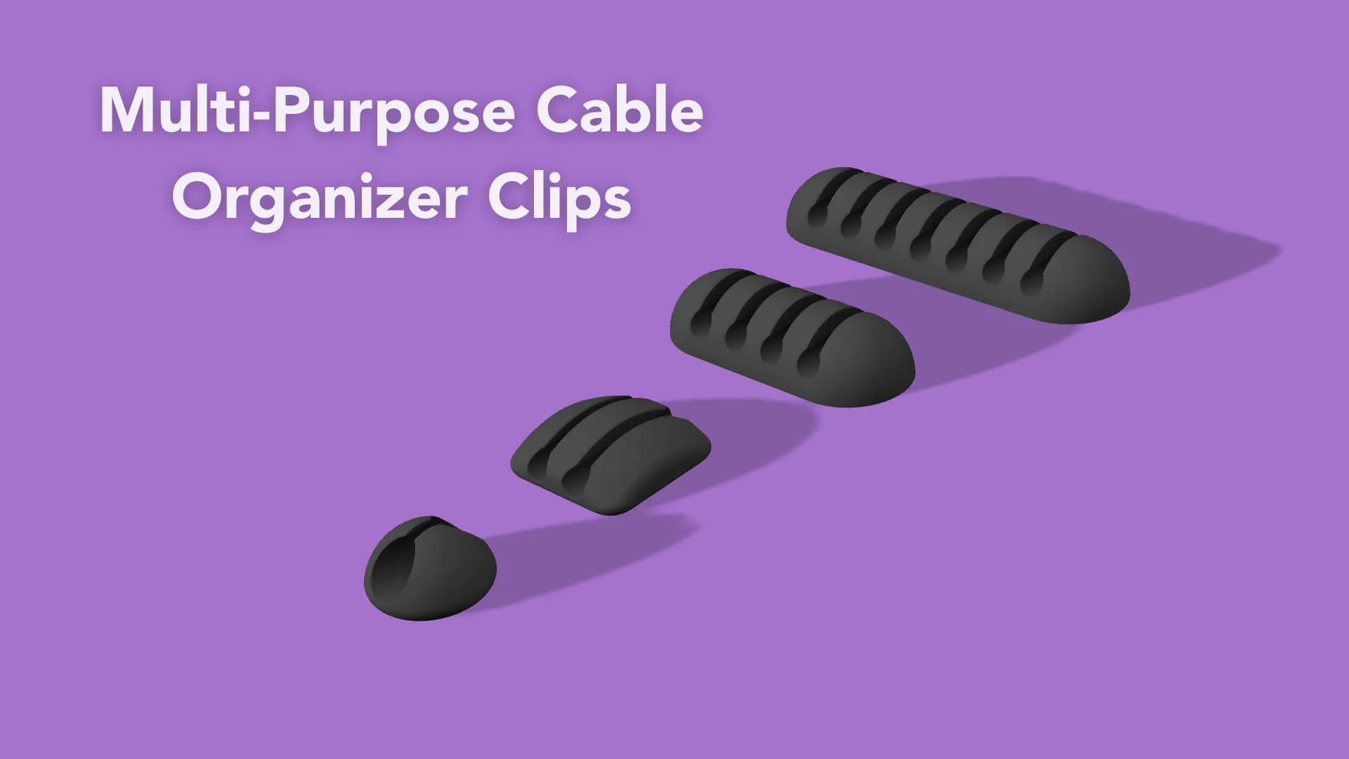 Multi-Purpose Cable Management & Organizer Set