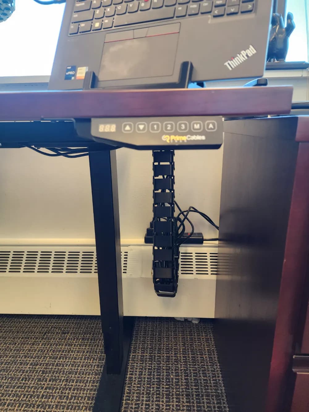 Drag chain Cable Organizer For Monitor Risers