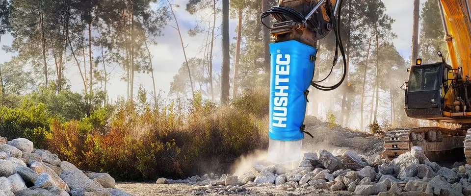Hushtec Rock Breaker Shroud