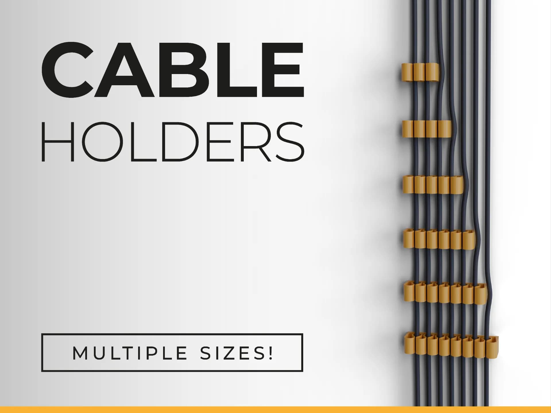 Universal Cable Holders - Multiple Sizes!