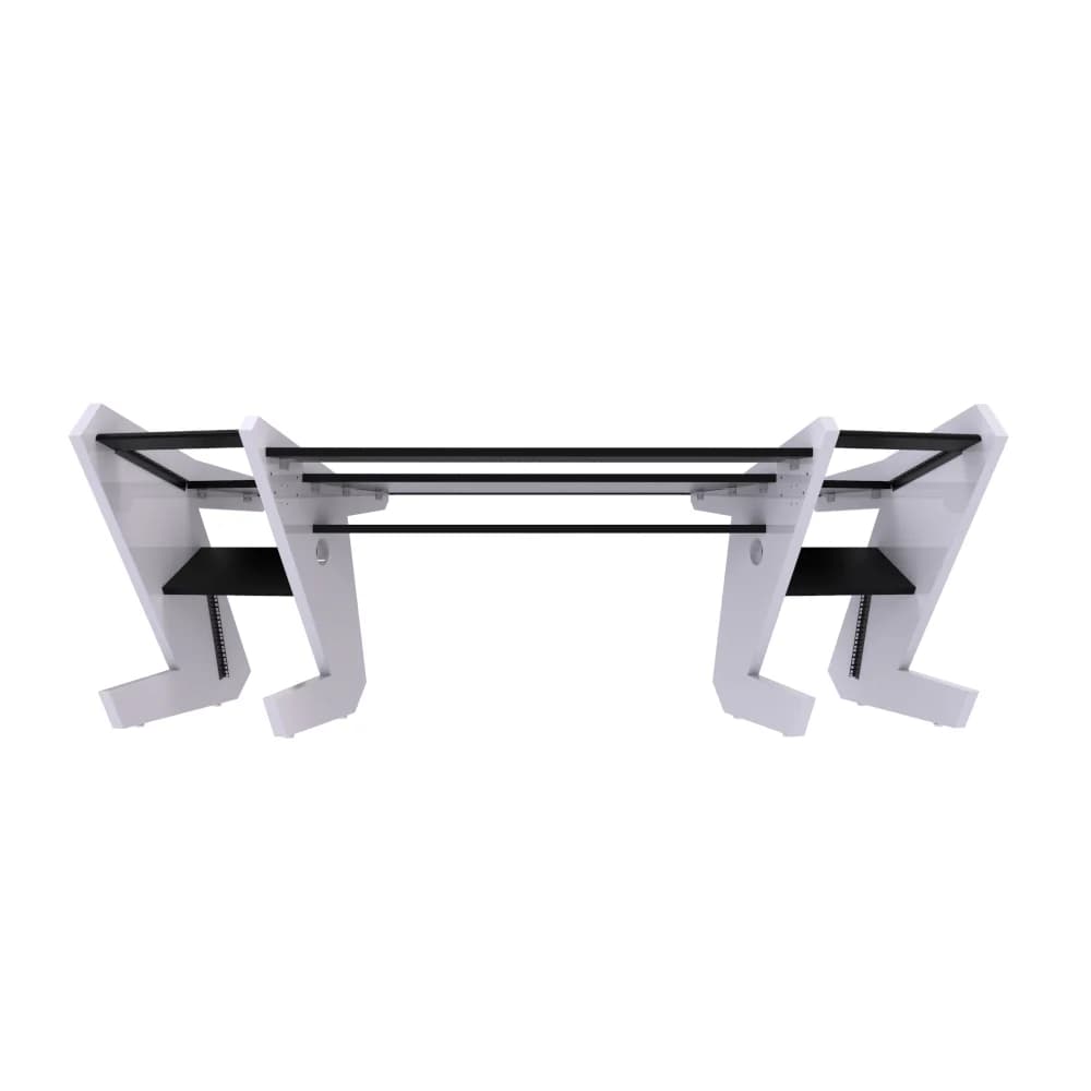 PRO LINE S Desk Black with Keyboard Pull out option