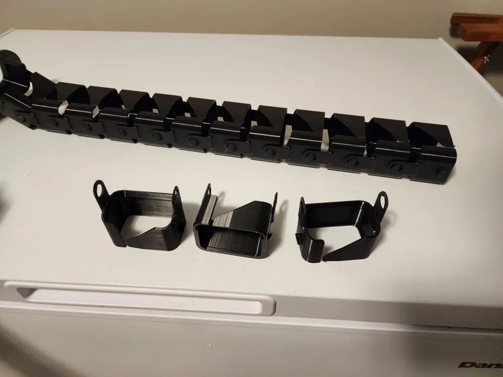 Drag chain Cable Organizer For Monitor Risers