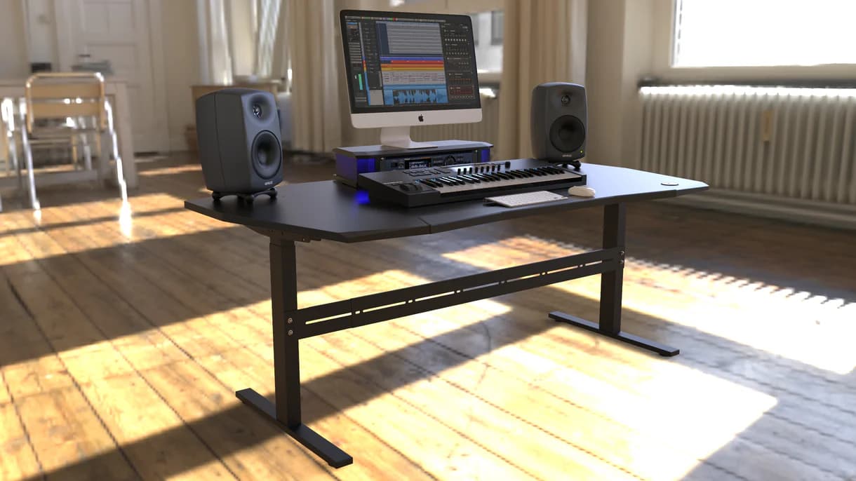 ORBIT Electric Sit and Stand Platform All black