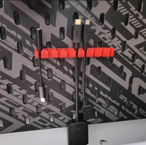 ikea skadis cable organizer
