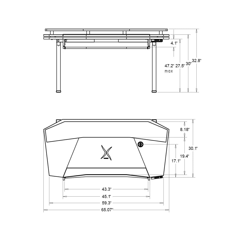 Xtreme Desk Sit & Standing workstation