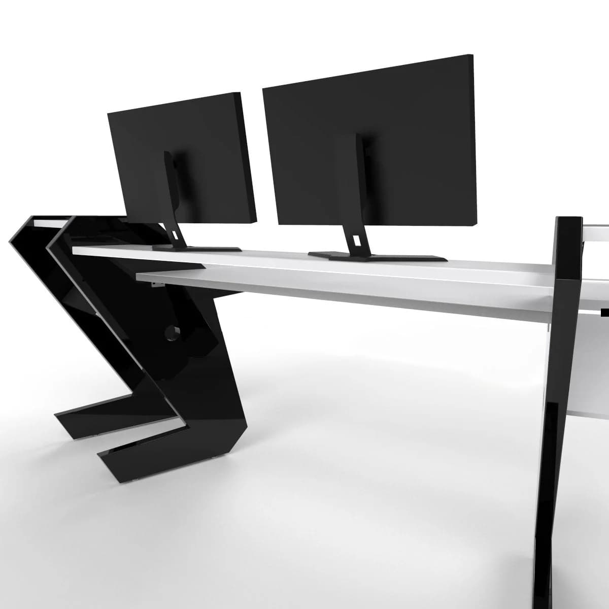 PRO LINE S Desk white with Keyboard pull out