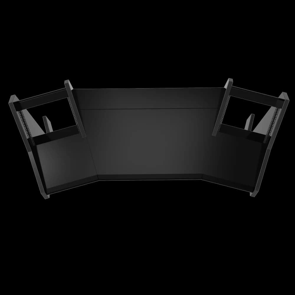 PRO LINE S Desk All white with Keyboard Pull out option