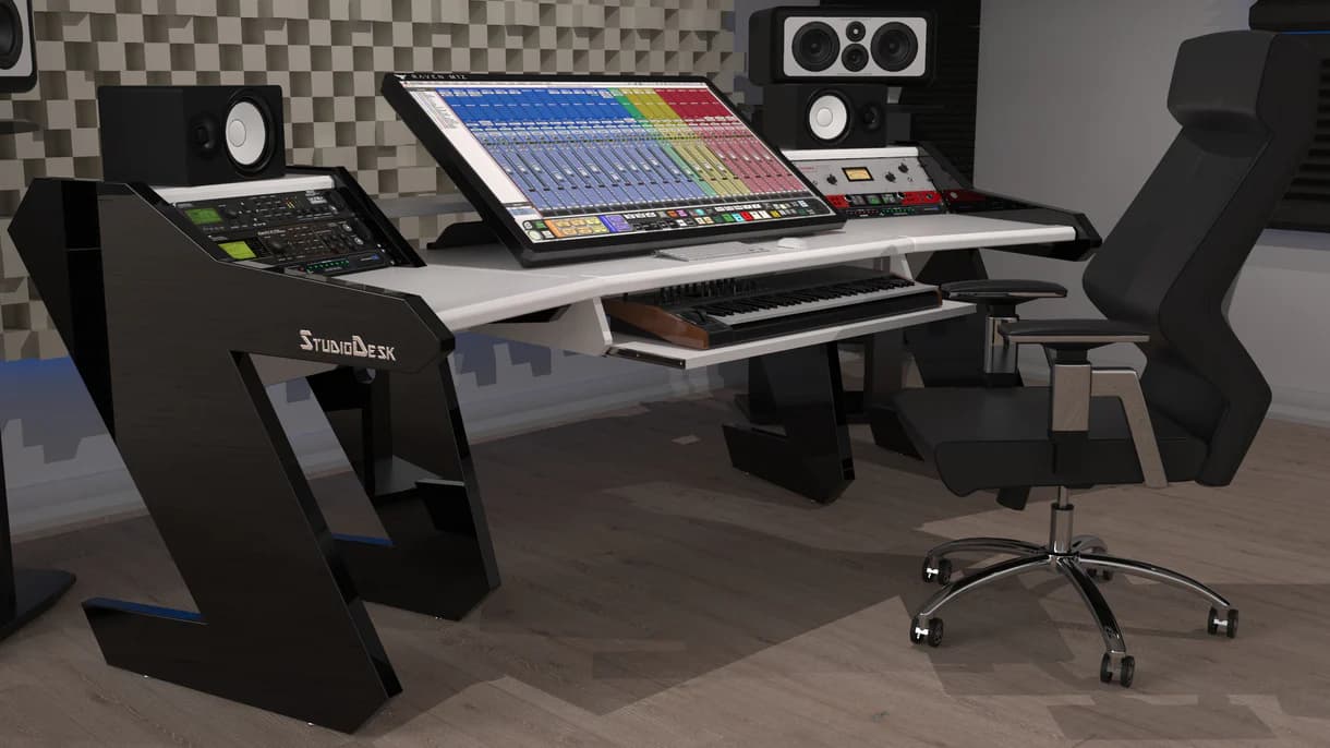 PRO LINE Classic Desk White With Pull out Bundle