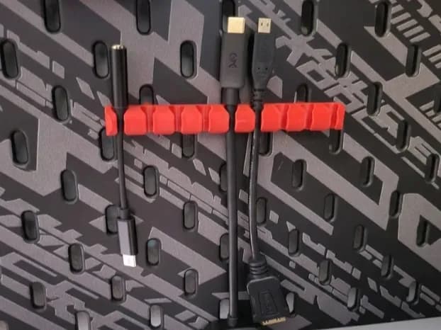 ikea skadis cable organizer