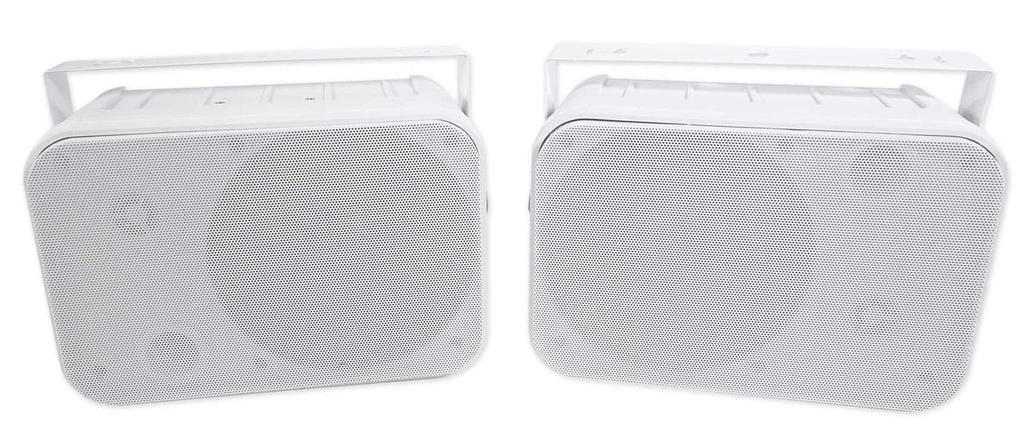 Rockville HP65S White 4-Pack + RWBC65S Covers Bundle