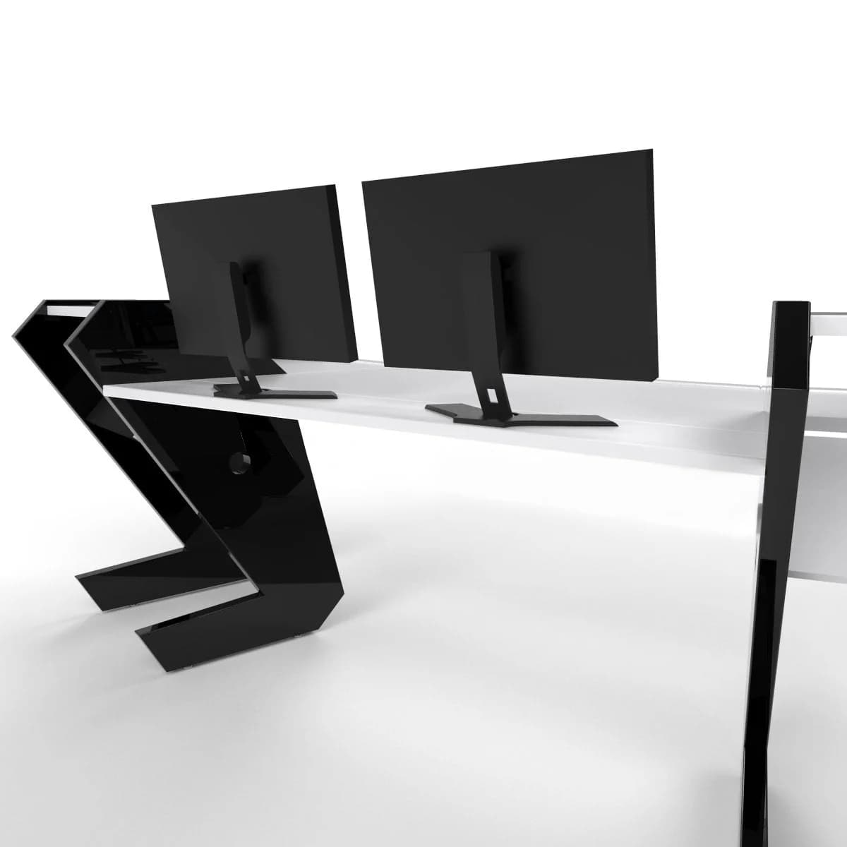 PRO LINE S Desk white with Keyboard pull out