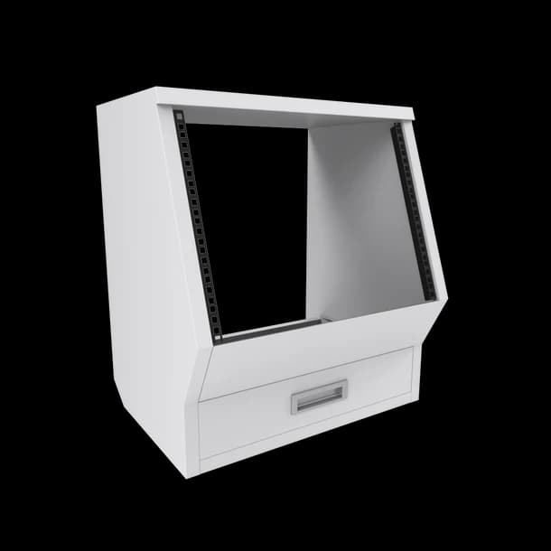 Floor rack cabinet White Enterprise series