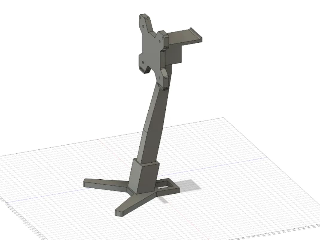 Portable Vesa 100x100 Monitor Stand w/ dock