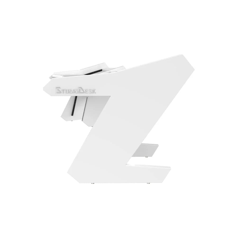 PRO LINE S Desk All white with Keyboard Pull out option