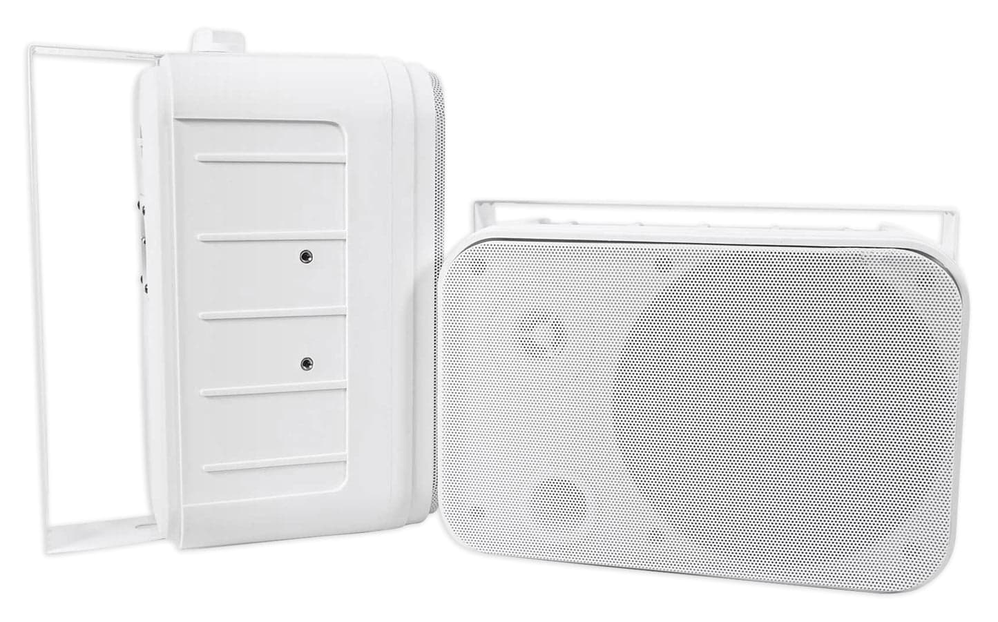Rockville HP65S-8 White + RWBC65S Covers Bundle
