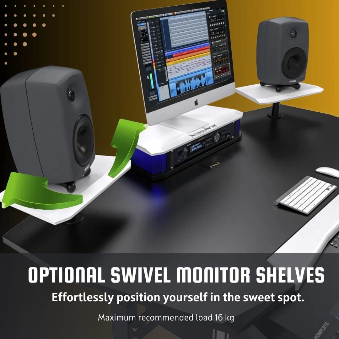 ORBIT Electric Sit and Stand Platform All black