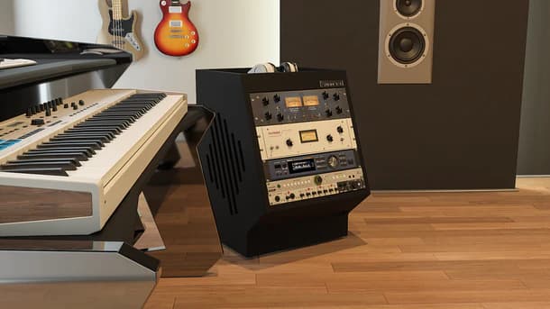 Floor rack cabinet 10U Black