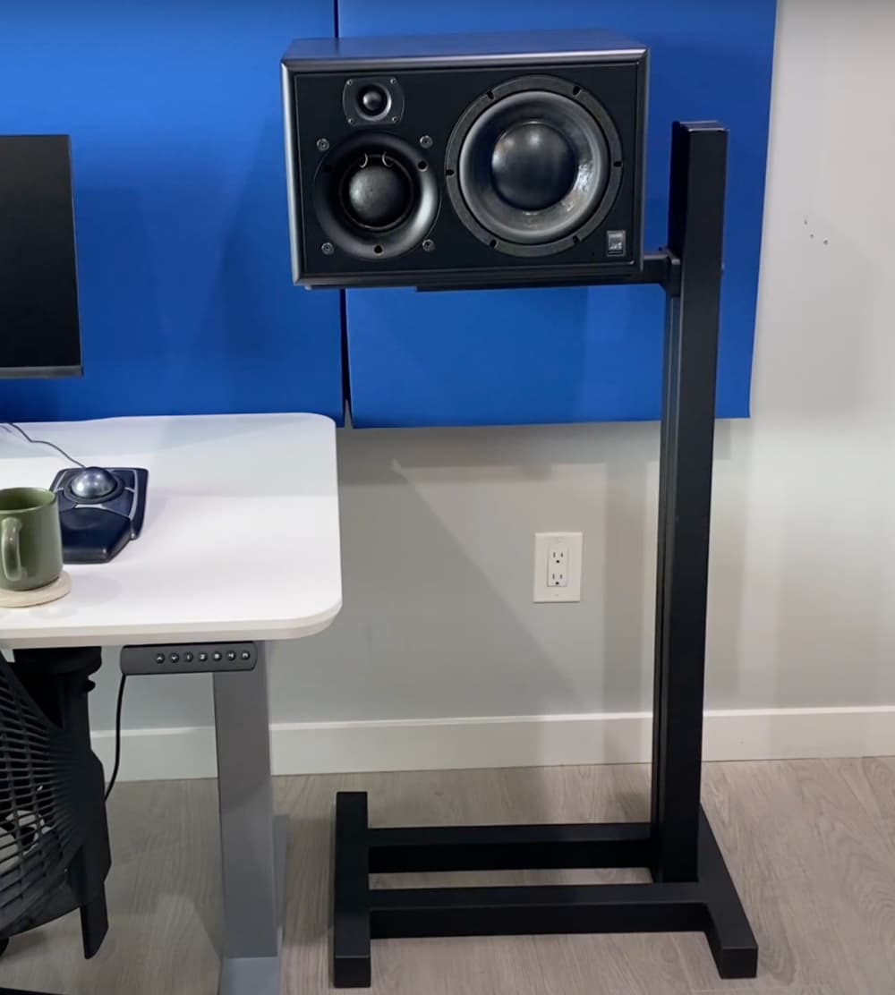 Studio Monitor Stand - Adjustable, Wider Base ADJ2
