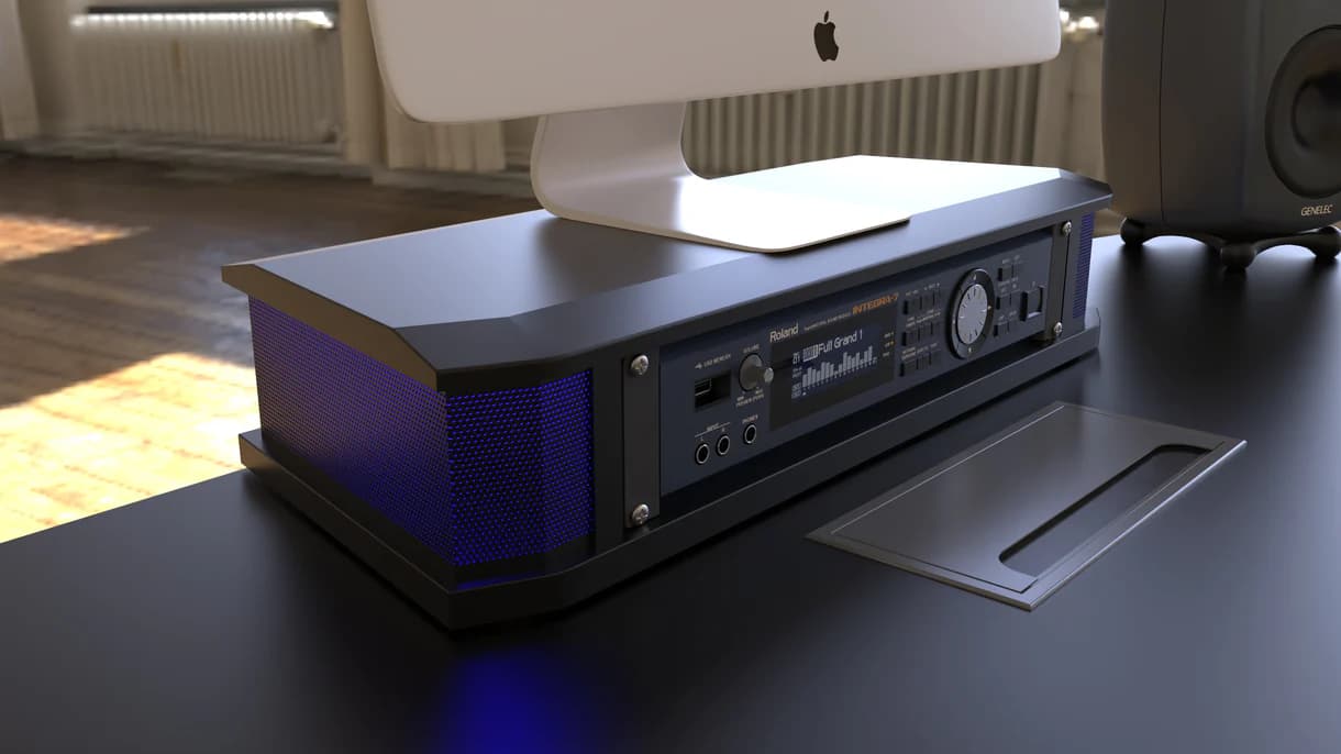 ORBIT 2U Rack module All black