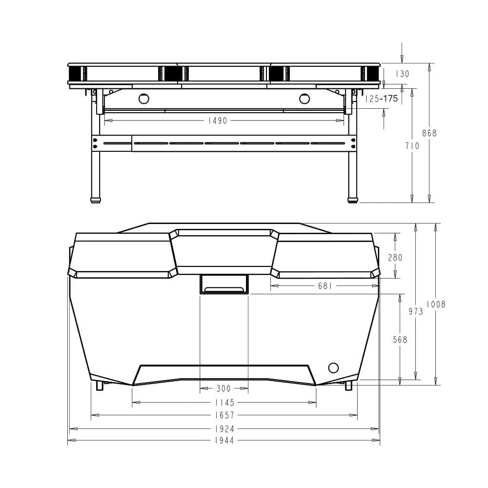 ORBIT Workstation with One Rack Module and Pull out option- Bundle