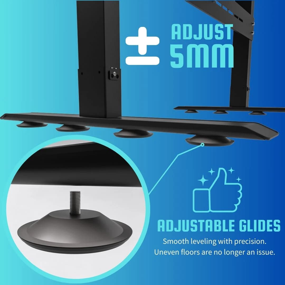 ORBIT Electric Sit and Stand Platform All black