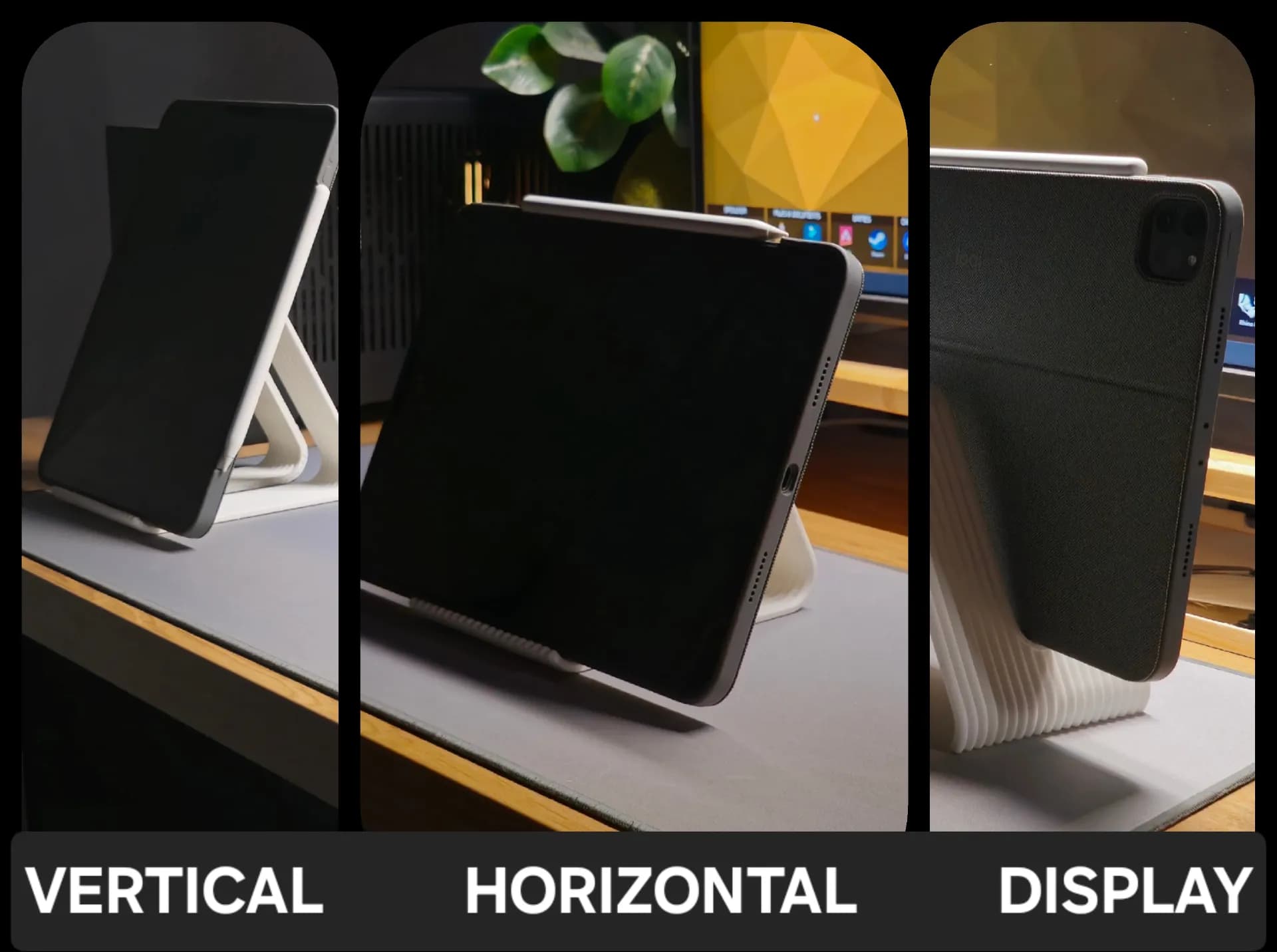 2-in-1 Stand & Lifter • Ipad Tablet and Monitor