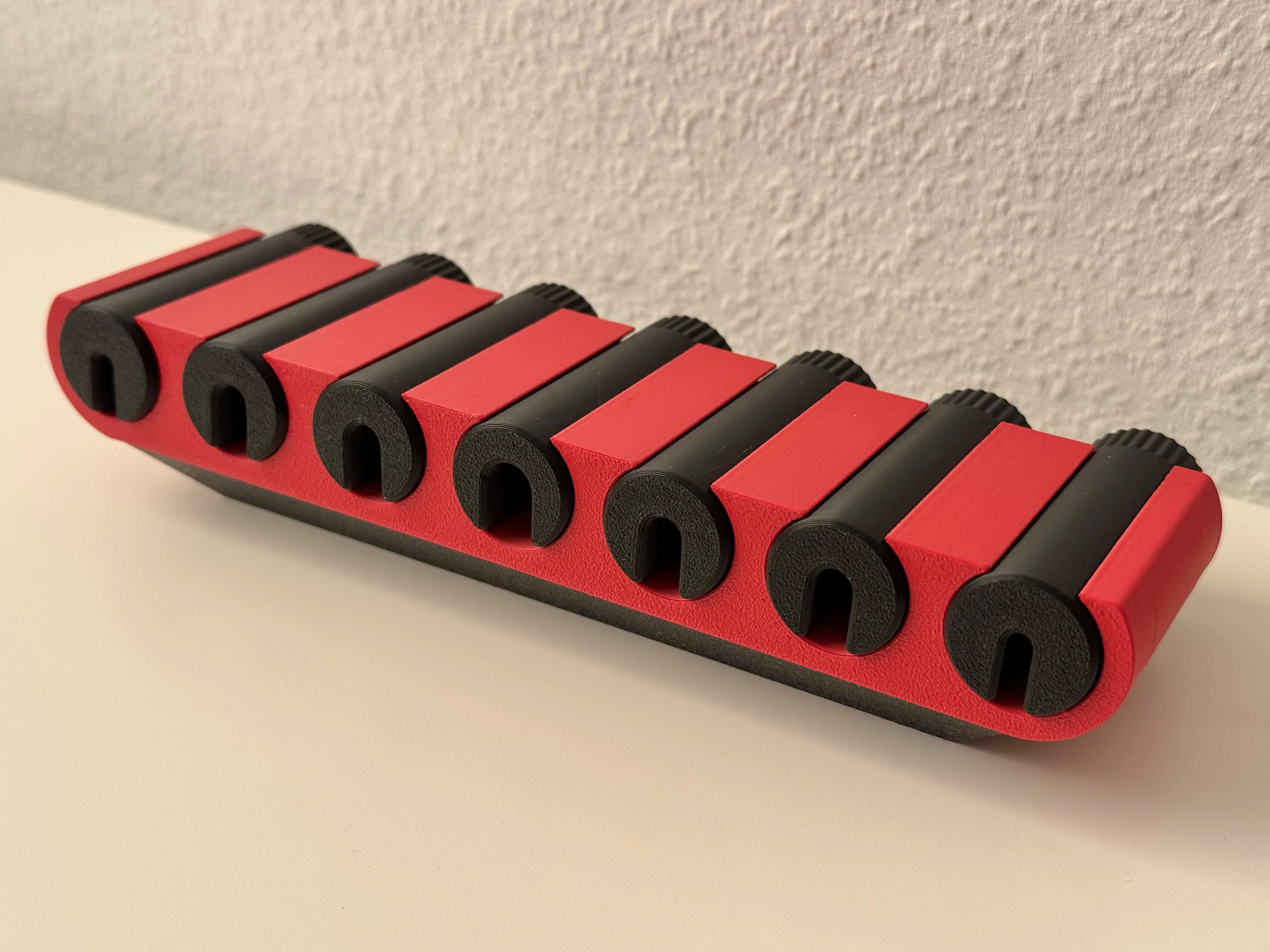 Desk cable management holder