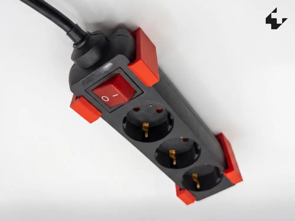 Parametric Power Strip Holder