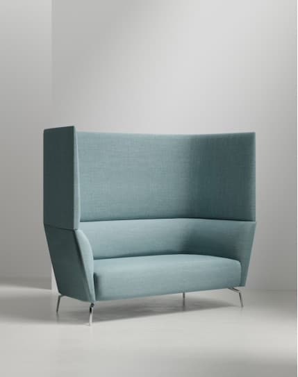 Kas Two Seater Acoustic High Back Sofa