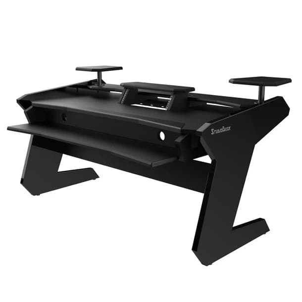 Enterprise Desk With Keyboard Pullout Option All Black