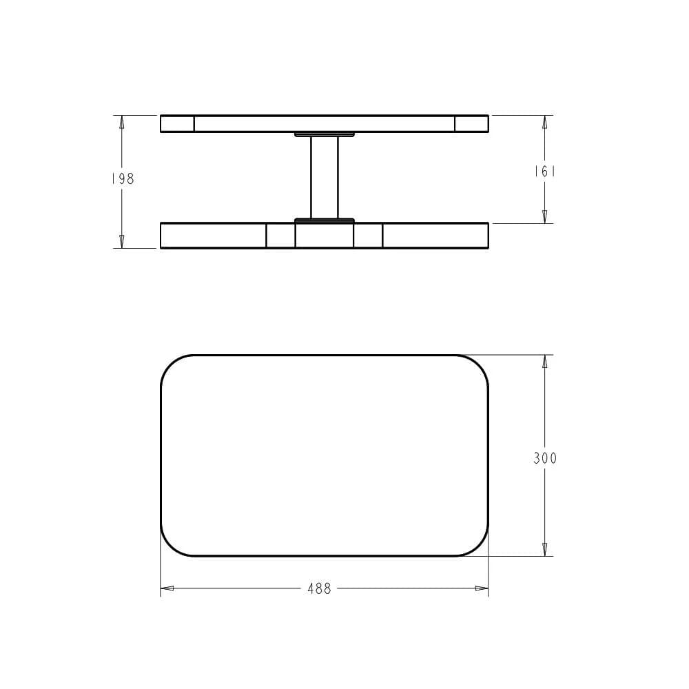 Speaker shelves for PRO LINE S and SL Series (not Classic) - Pair
