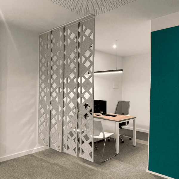 Acoustic room divider