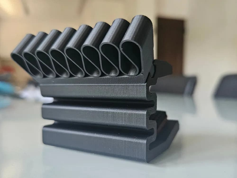 Auto-Supported Modular Desk Edge Cable Organizer